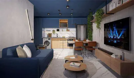 Apartamento 1 ou 2 quartos, 30m² a 63m², 1 vaga de garagem, à venda no Lourdes.