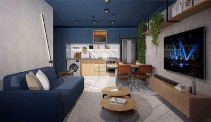 Apartamento 1 ou 2 quartos, 30m² a 63m², 1 vaga de garagem, à venda no Lourdes.