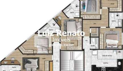 Apartamento á venda no bairro Gutierrez