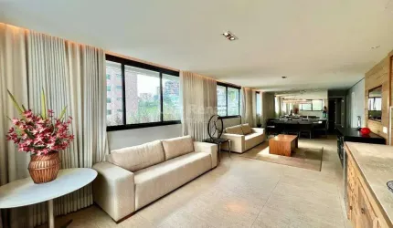 Apartamento Mobiliado de 4 Quartos no Santa Lúcia para Aluguel