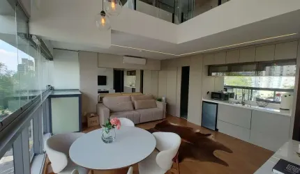 Apartamento Duplex 72m² à venda totalmente mobiliado com 1 suíte 1 vaga, ao lado do metrô OscarFrei
