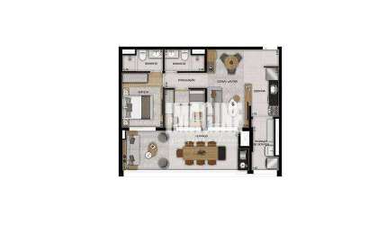 Apartamento no Belém com 2 Dormitórios sendo 1 Suíte, 1 Vaga 75 m²