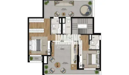 Cobertura na Vila Prudente com 3 Dormitórios sendo 3 Suítes, 2 Vagas, 206 m²
