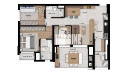 Apartamento na Vila Prudente com 3 Dormitórios sendo 1 Suíte, 1 Vaga, 88 m²