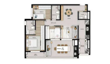 Apartamento na Vila Prudente com 3 Dormitórios sendo 1 Suíte, 1 Vaga, 98 m²