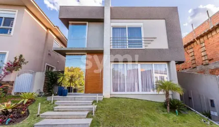 Casa em condomínio fechado com 6 quartos à venda na Rua Hermenegildo Luca, 101, Santa Felicidade, Curitiba por R$ 3.990.000