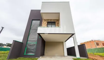 Casa em condomínio fechado com 3 quartos à venda na Rua Irma Schreiner Maran, 503, Santa Cândida, Curitiba por R$ 899.000