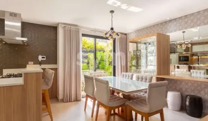 Casa em condomínio fechado com 3 quartos à venda na Rua Desembargador Alcebíades de Almeida Faria, 443, Jardim Social, Curitiba por R$ 1.490.000