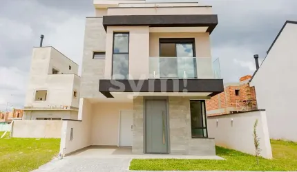 Casa em condomínio fechado com 3 quartos à venda na Rua Irma Schreiner Maran, 503, Santa Cândida, Curitiba por R$ 1.290.000