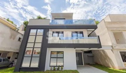 Casa em condomínio fechado com 3 quartos para alugar na Avenida Cândido Hartmann, 5118, Santa Felicidade, Curitiba por R$ 15.000