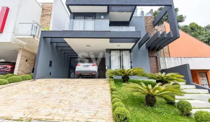 Casa em condomínio fechado com 4 quartos à venda na Rua Fernando de Noronha, 3450, Santa Cândida, Curitiba por R$ 2.490.000