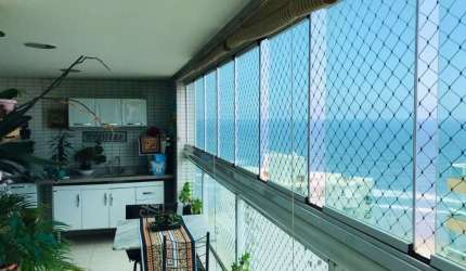 Apartamento com 3 dormitórios à venda, 142 m² por R$ 895.000,00 - Caiçara - Praia Grande/SP