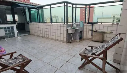Cobertura com 3 dormitórios à venda, 176 m² por R$ 690.000,00 - Ocian - Praia Grande/SP