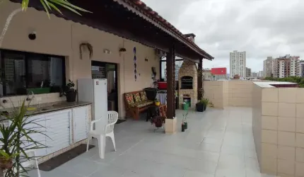 Cobertura à venda, 161 m² por R$ 480.000,00 - Tupi - Praia Grande/SP