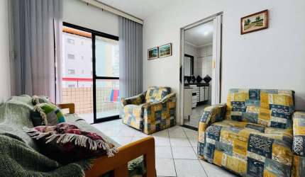 Apartamento com 1 dormitório, 51 m² - venda por R$ 289.000,00 ou aluguel por R$ 2.000,02/mês - Aviação - Praia Grande/SP
