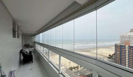 Apartamento com 2 dormitórios à venda, 102 m² por R$ 800.000,00 - Aviação - Praia Grande/SP