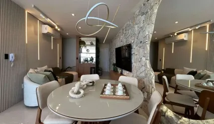 Apartamento Duplex com 4 dormitórios à venda, 179 m² por R$ 3.600.000,00 - Vila Guilhermina - Praia Grande/SP