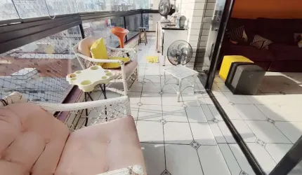 Apartamento à venda, 142 m² por R$ 1.050.000,00 - Canto do Forte - Praia Grande/SP