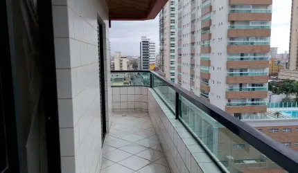 Apartamento com 2 dormitórios à venda, 75 m² por R$ 385.000,00 - Caiçara - Praia Grande/SP