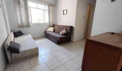 Apartamento com 1 dormitório para alugar, 50 m² - Aviação - Praia Grande/SP