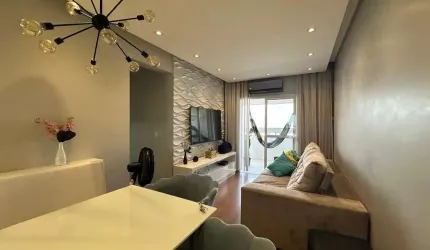 Apartamento com 2 dormitórios à venda, 75 m² por R$ 660.000,00 - Aviação - Praia Grande/SP