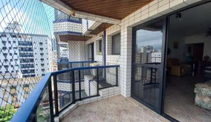 Apartamento com 2 dormitórios à venda, 147 m² por R$ 600.000,00 - Vila Guilhermina - Praia Grande/SP