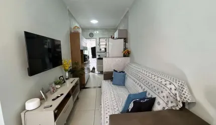 Casa com 1 dormitório à venda, 45 m² - Aviação - Praia Grande/SP
