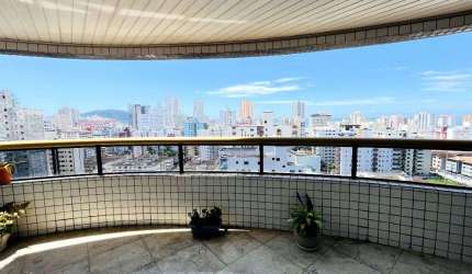 Cobertura com 3 dormitórios à venda, 195 m² por R$ 1.800.000,00 - Vila Guilhermina - Praia Grande/SP