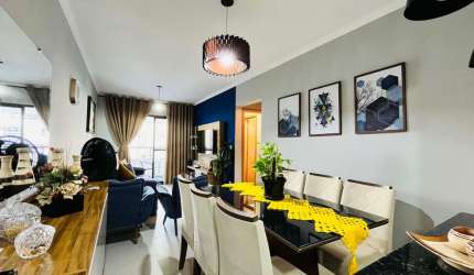 Apartamento com 2 dormitórios à venda, 77 m² por R$ 650.000,00 - Canto do Forte - Praia Grande/SP