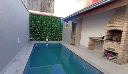 Casa com 2 dormitórios à venda, 100 m² - Mirim - Praia Grande/SP