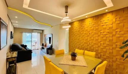 Apartamento com 3 dormitórios à venda, 123 m² por R$ 850.000,00 - Aviação - Praia Grande/SP