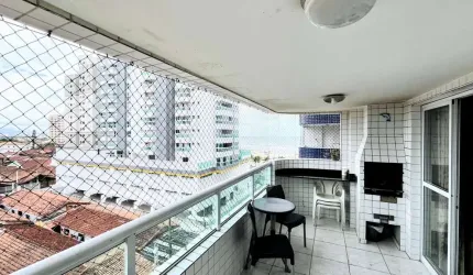 Apartamento com 2 dormitórios à venda, 66 m² por R$ 400.000,00 - Balneário Pires - Praia Grande/SP