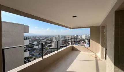 Apartamento lançamento à venda na Vila Mirim em Praia Grande - SP.