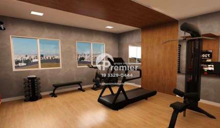Apartamento com 2 dormitórios à venda, 44 m² por R$ 330.000,00 - Centro - Indaiatuba/SP