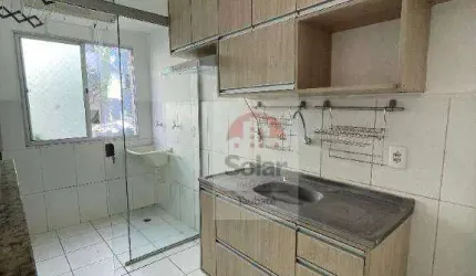 Apartamento com 2 dormitórios para alugar, 46 m² por R$ 1.200,00/mês - Barranco - Taubaté/SP