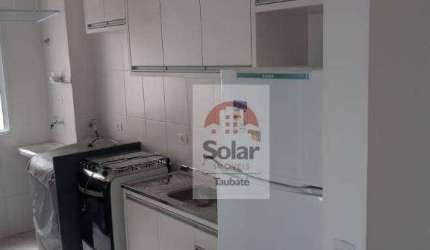 Apartamento com 2 dormitórios para alugar, 56 m² por R$ 1.859,97/mês - Vila Nossa Senhora das Graças - Taubaté/SP
