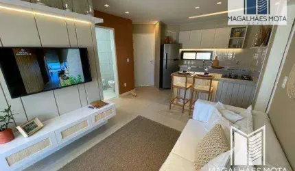 Repasse no Beach Way Riviera com 2 dormitórios à venda, 53 m² por R$ 480.000 - Curralinhos - Aquiraz/CE