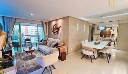 Apartamento com 3 dormitórios à venda, 118 m² por R$ 1.350.000,00 - Aldeota - Fortaleza/CE
