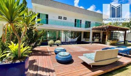 Casa Alphaville Fortasleza com 4 dormitórios à venda, 400 m² por R$ 5.700.000 - Cararu - Eusébio/CE