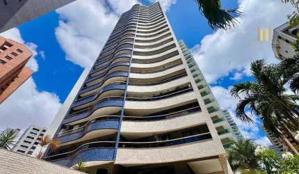 Apartamento com 2 dormitórios para alugar, 77 m² por R$ 3.637,86/mês - Meireles - Fortaleza/CE