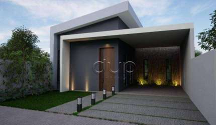 Casa com 3 dormitórios à venda, 130 m² por R$ 890.000,00 - Água Branca - Piracicaba/SP