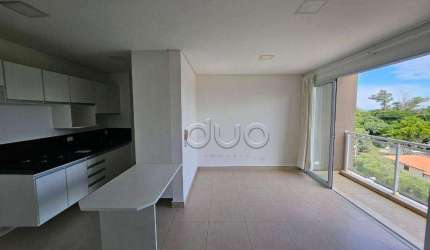 Apartamento com 1 dormitório para alugar, 48 m² por R$ 2.613,84/mês - Vila Independência - Piracicaba/SP