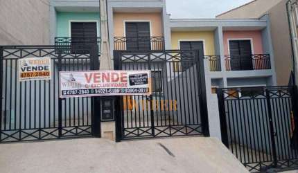 Sobrados novos com 2 dormitórios à venda, 60 m² por R$ 270.000 - Portal Das Alamedas - Franco da Rocha/SP