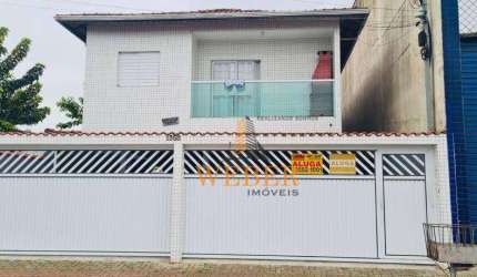 Sobrado com 1 dormitório à venda, 33 m² por R$ 195.000,00 - Jardim Samambaia - Praia Grande/SP