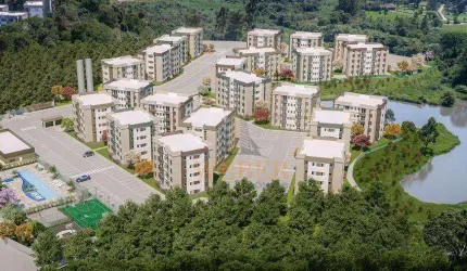 Apartamento com 2 dormitórios para alugar, 48 m² por R$ 2.401,00/mês - Vila Monte Serrat - Cotia/SP