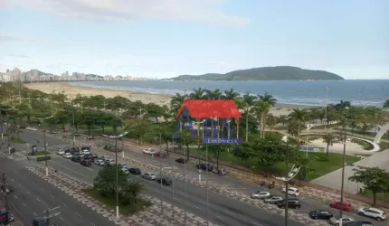 Apartamento com 2 dormitórios à venda, 79 m² por R$ 799.000 - José Menino - Santos/SP Com Vista Frontal para o Mar