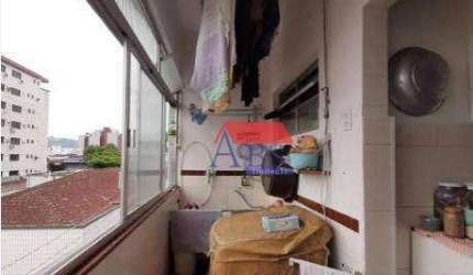 Apartamento com 2 dormitórios à venda, 72 m² por R$ 300.000 - Vila Matias - Santos/SP
