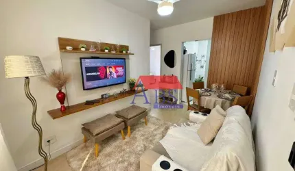 Apartamento com 2 dormitórios à venda, 55 m² por R$ 380.000,00 - Vila Guilhermina - Praia Grande/SP