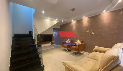 Sobrado com 3 dormitórios à venda, 167 m² por R$ 770.000,00 - Vila Ponte Nova - Cubatão/SP