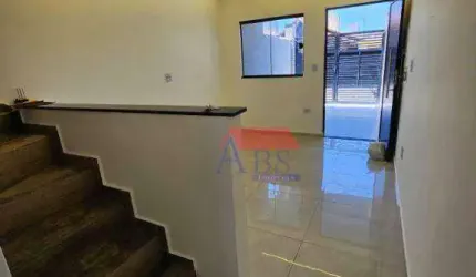 Sobrado com 3 dormitórios à venda, 98 m² por R$ 530.000 - Maracanã - Praia Grande/SP